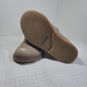 Elephantito Kids Beige Suede Slip-On Shoe